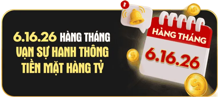 Ưu đãi hoàn trả hàng ngày tại 58k